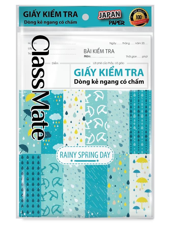 Giấy kiểm tra dòng kẻ ngang có chấm (CL-TB201)