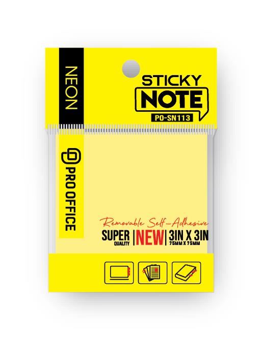 giấy note neon 3x3IN (PO-SN113)