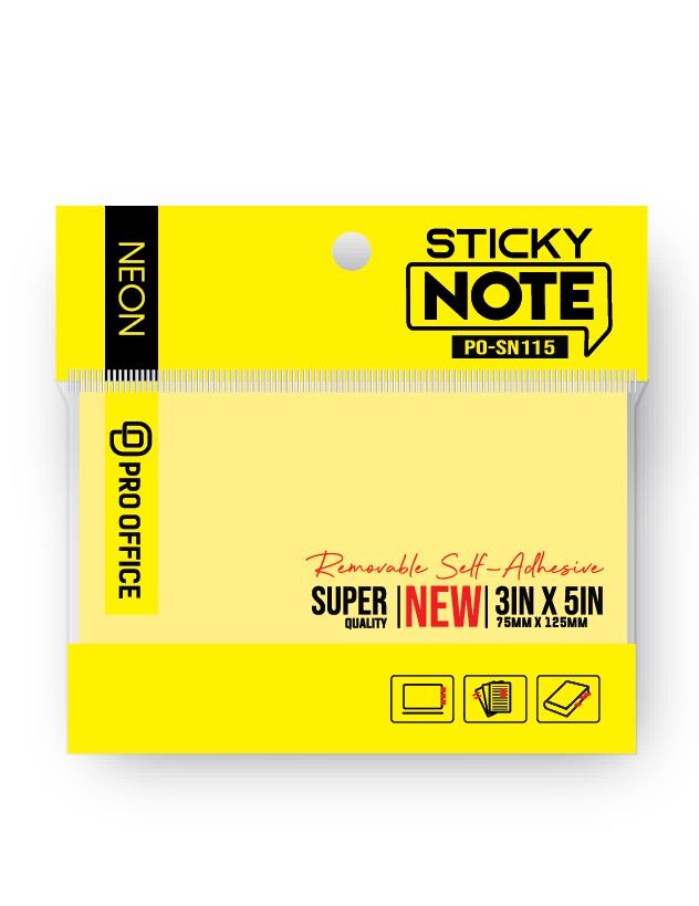 giấy note neon 3x5IN (PO-SN115)