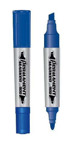 Bút lông dầu 2 đầu mực xanh (PM900B)
