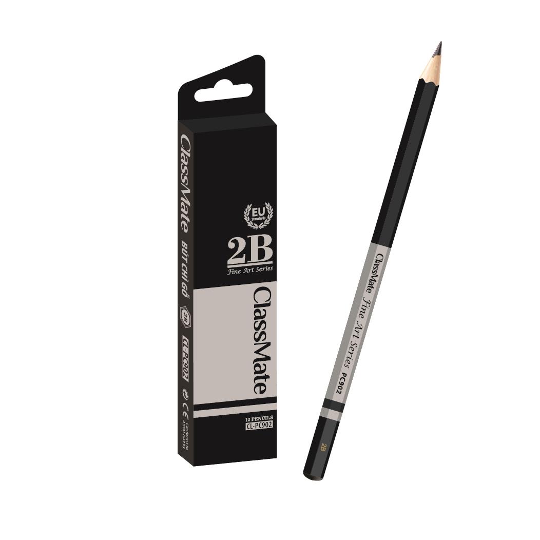 Bút chì gỗ 2B( không tẩy) (CL-PC902)